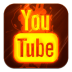 Youtube Icon | Hot Burning Social Iconset | GraphicsVibe