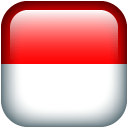 Indonesia Icon | Flag Borderless Iconset | Hopstarter