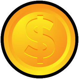 Coin Icon | Soft Scraps Iconset | Hopstarter