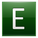 Letter E dg icon