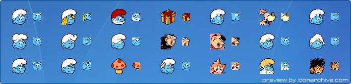 Smurf Icons