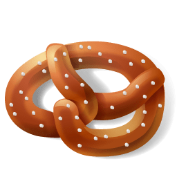 Bread Pretzel Icon | 3D Food Iconset | Icons-Land