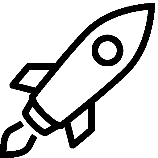 rocket ship clipart black and white - photo #18