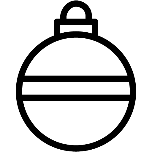 Christmas Ball Icon | Line Iconset | IconsMind