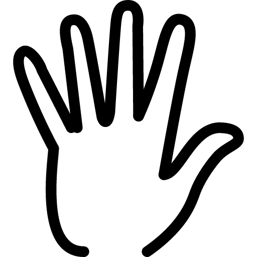 Hand Icon | Line Iconset | IconsMind
