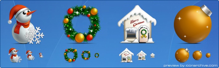 Merry Christmas Icons