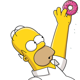 Image result for homer simpson donut