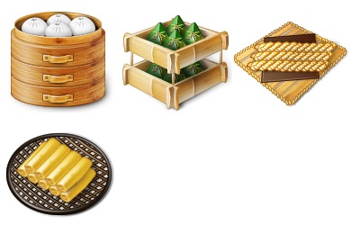 Chinese Traditional Food Icons