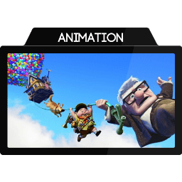 Animation Icon | Movie Folder Iconset | lajonard