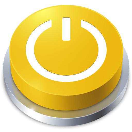 Perspective Button Standby Icon | I Like Buttons 3a Iconset | MazeNL77