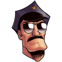 Axe Cop Head icon