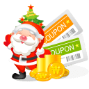 christmas coupons icon