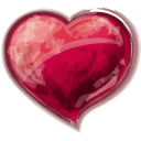 Heart red icon