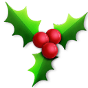 http://icons.iconarchive.com/icons/mkho/christmas/128/Holly-icon.png