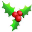 http://icons.iconarchive.com/icons/mkho/christmas/128/Holly-light-icon.png