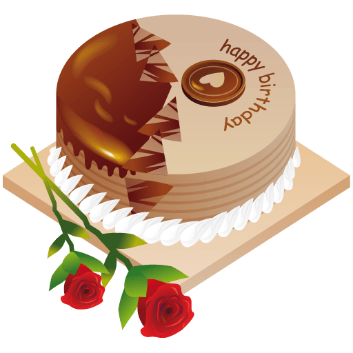 Happy-birthday-cake icon