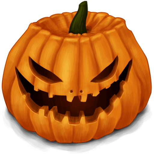 Paint Unlit Icon | Halloween Pumpkins Iconset | Nelson