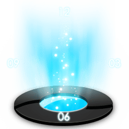 Clock Icon | Hologram Iconset | Nishad2m8