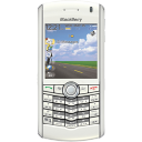 BlackBerry Pearl white icon