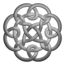 grey circleknot icon