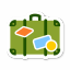 Suitcase Icon | Swarm App Sticker Iconset | Sonya