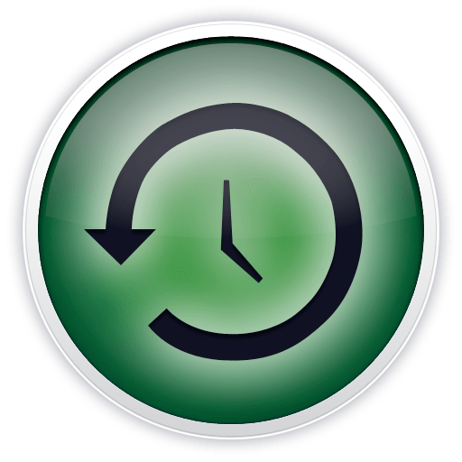 timesheet icon. Time Machine Icon in Photoshop