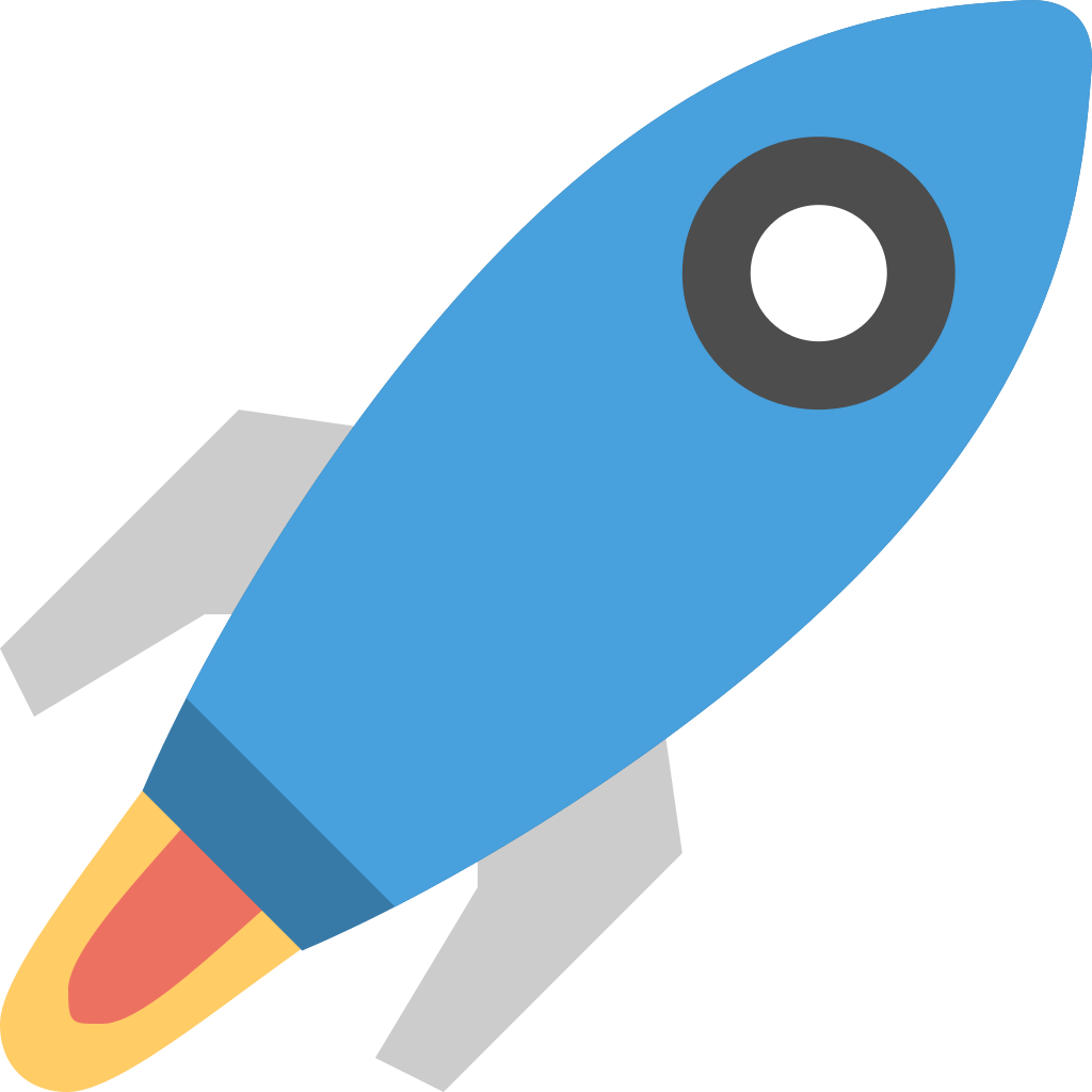 Space rocket Icon | Flat Free Sample Iconset | Squid Ink
