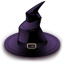 Witch Hat Icon | Halloween Iconset | Yellow Icon Design