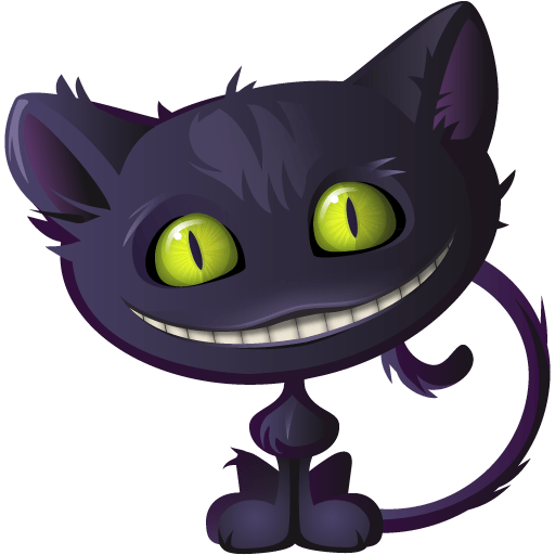 Cheshire cat Icon | Halloween Iconset | YOOtheme