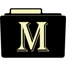 M Icon Alphabet File Folder Iconset ron Sinuhe