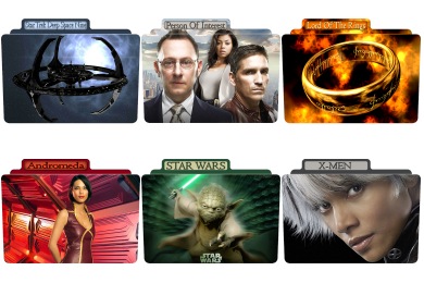 TV Movie Folder Icons