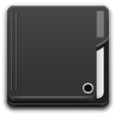 Places folder black icon