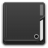 Places-folder-black icon