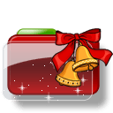 Christmas Folder Bells Stars icon