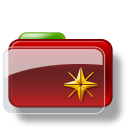 Christmas-Folder-Star icon