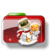 Christmas-Folder-Snowman icon