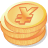 Yen coins icon