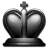 Black-king-2d icon