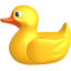 Plastic model duck icon