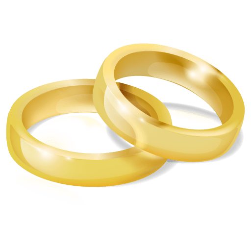 Wedding Rings Icon Free Large Love Iconset AhaSoft
