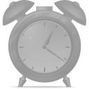 Alarm clock disabled icon