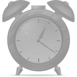 Alarm clock disabled icon