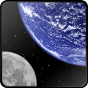 Earth and Moon icon
