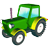 Wheeled-tractor icon