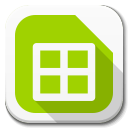 Apps Libreoffice Calc B icon