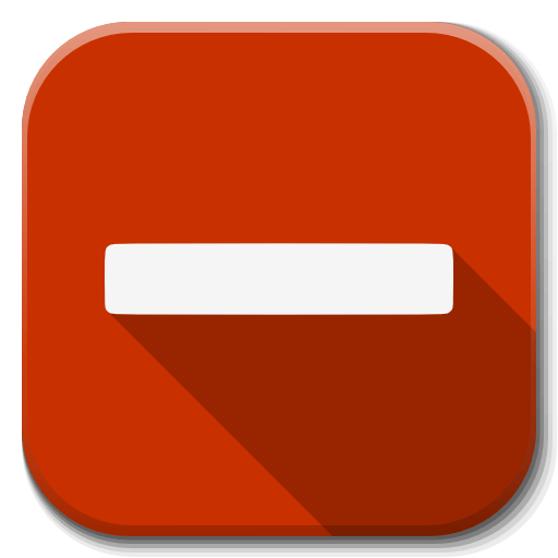 Apps-Dialog-Remove icon
