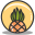 Button pineapple icon