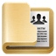 Folder contacts icon