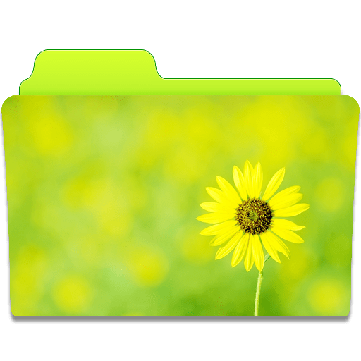 Folder-Sunflower icon