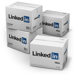 Linkedin Shipping Box icon